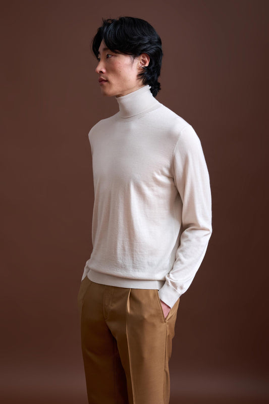 Off White  Cashmere & Silk Telford Turtleneck Sweater