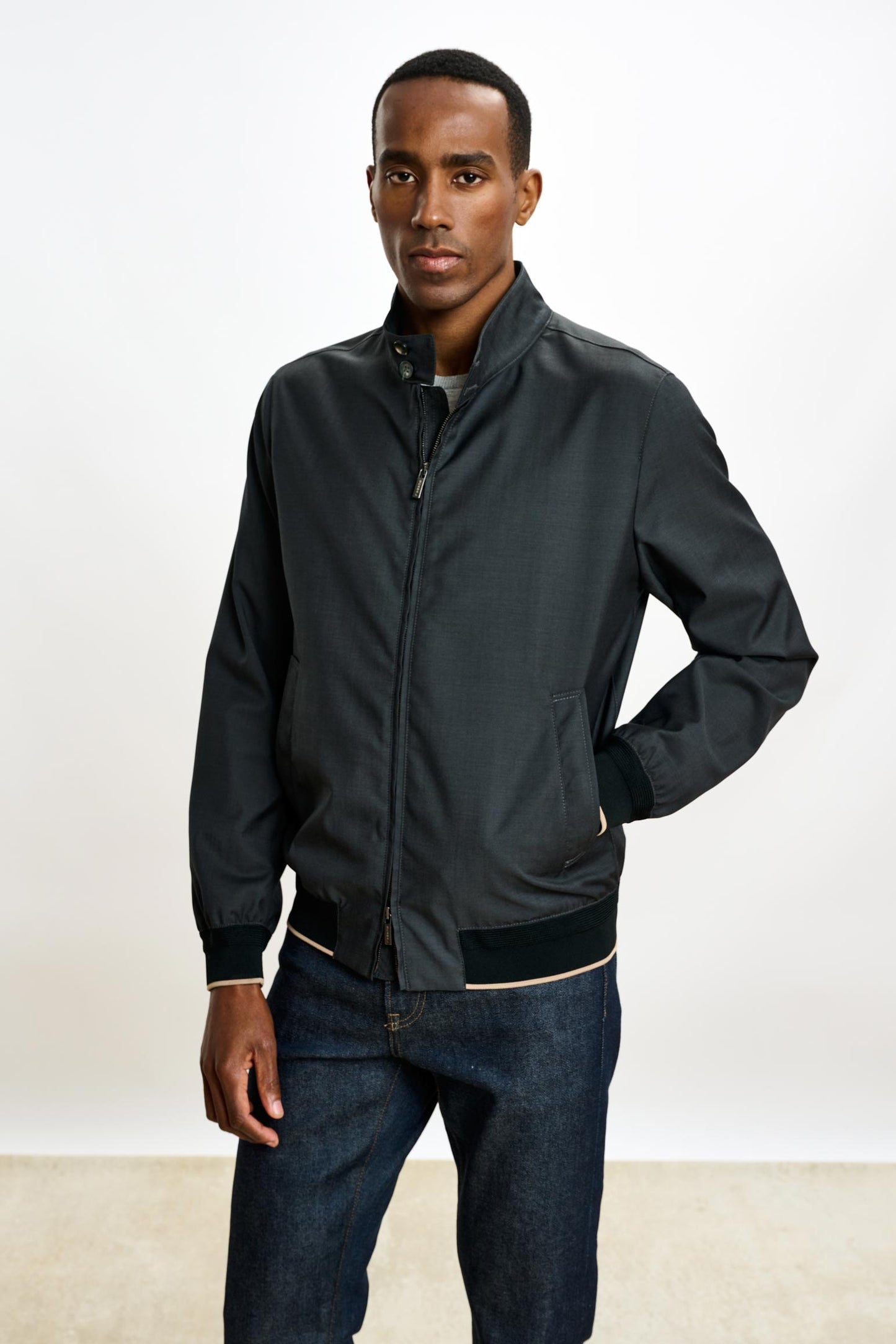 Warwick  Bomber Jacket Dark Grey