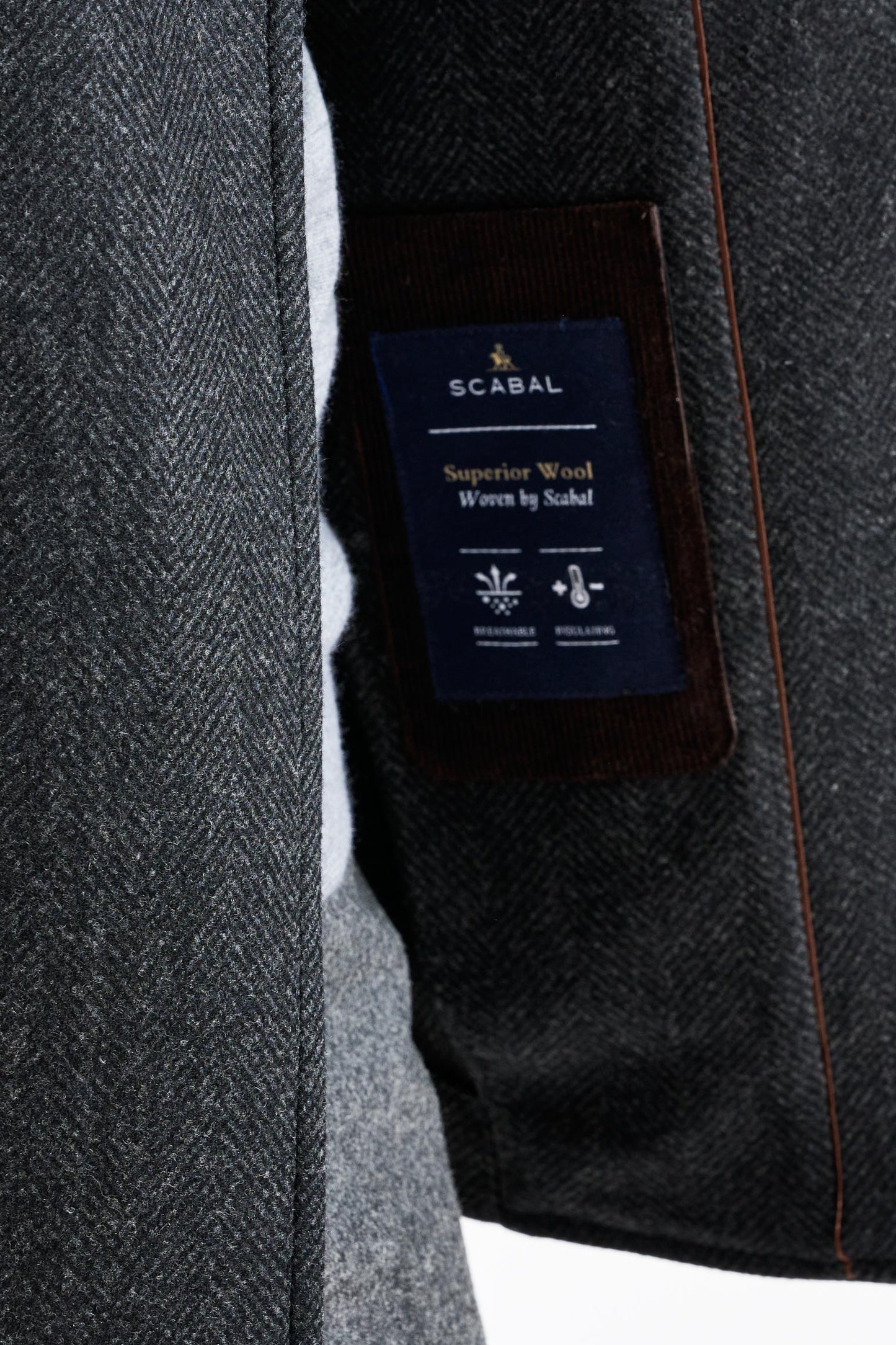 Dark Gray Wool Nelson Peacoat Zeus