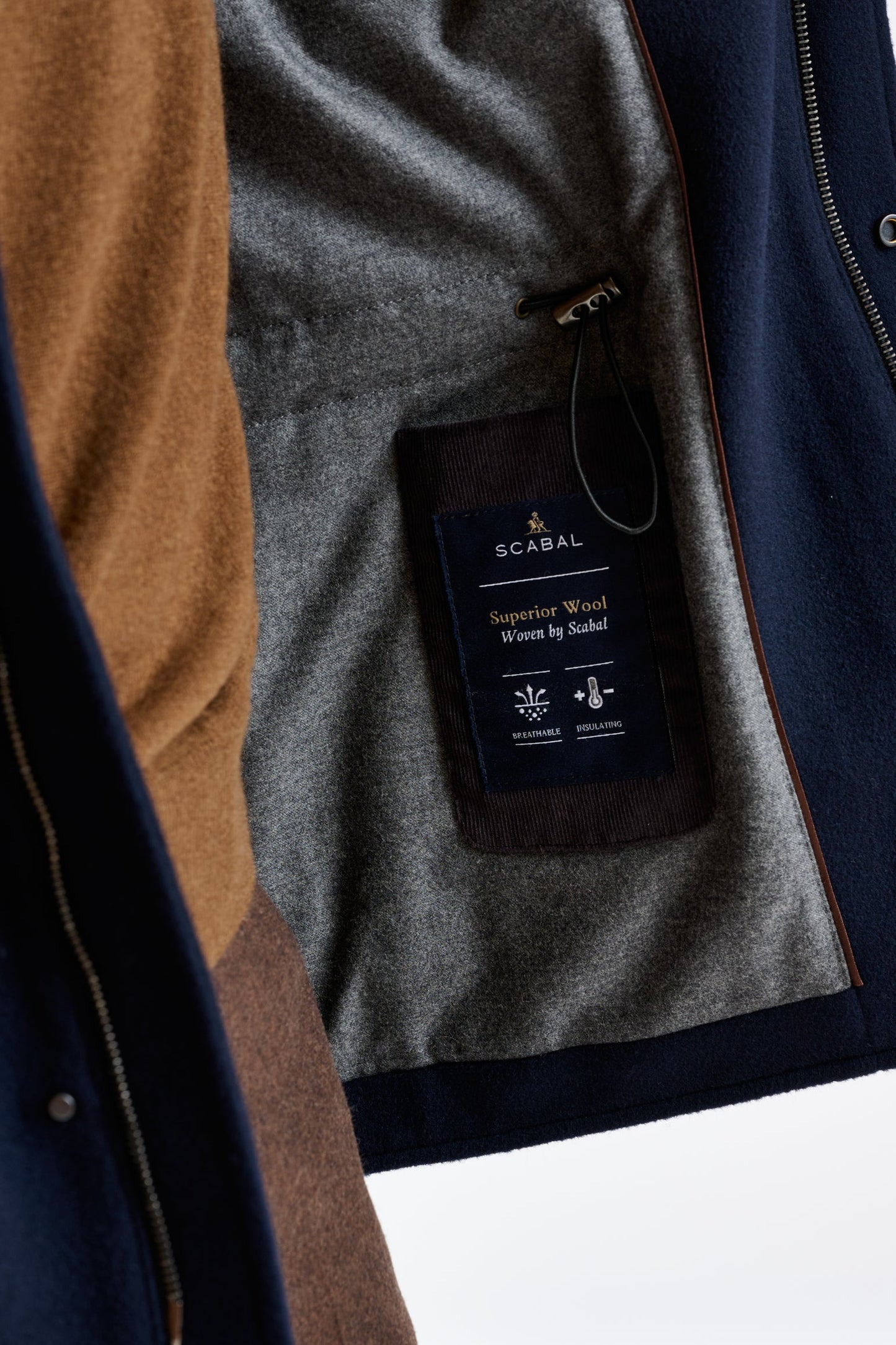 Navy Wool York Field Jacket Zeus