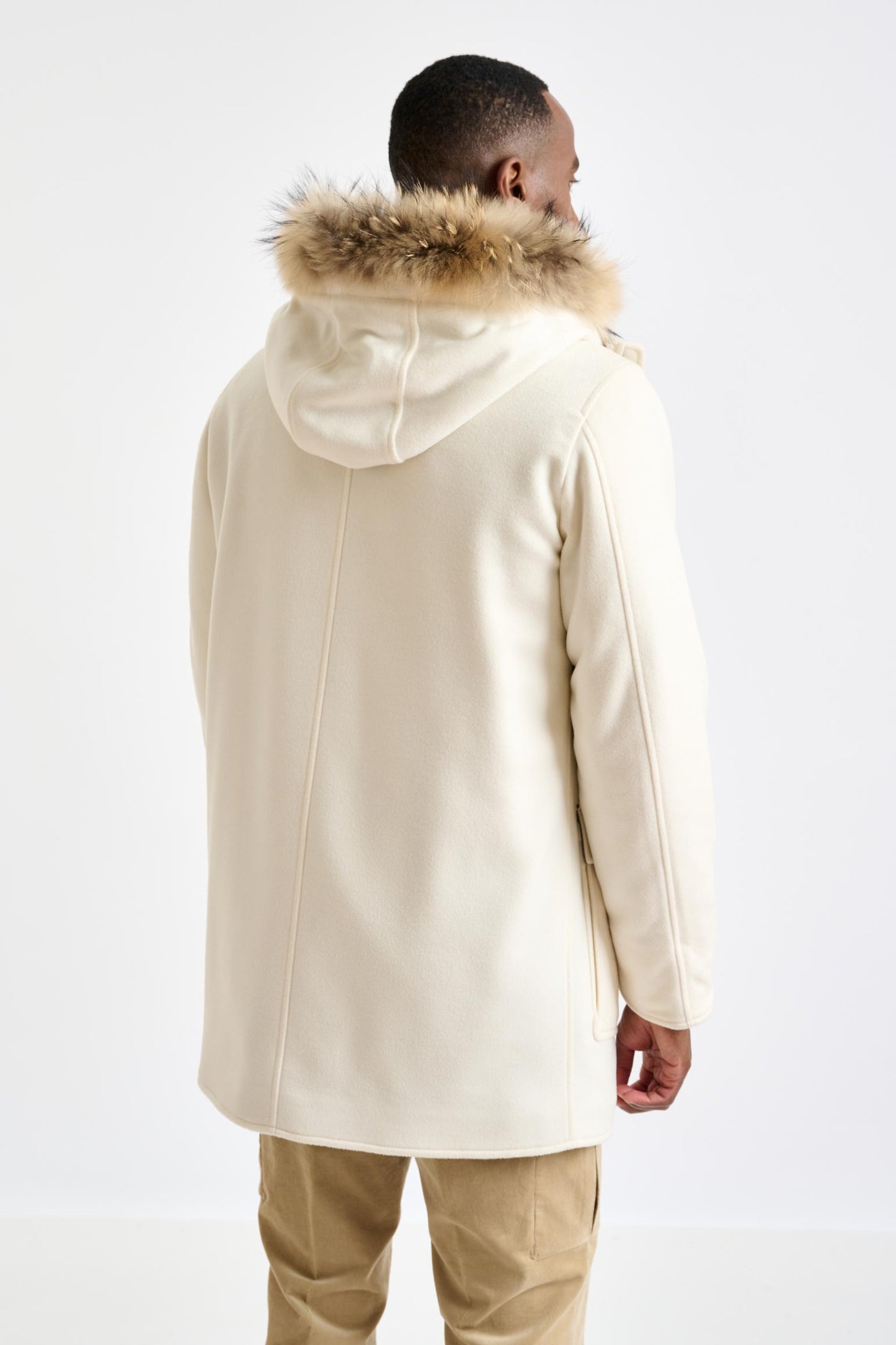 Beige Wool Bedford Parka Zeus