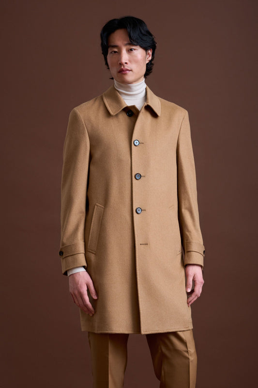 Vicuna Unlined soft Leeds Overcoat