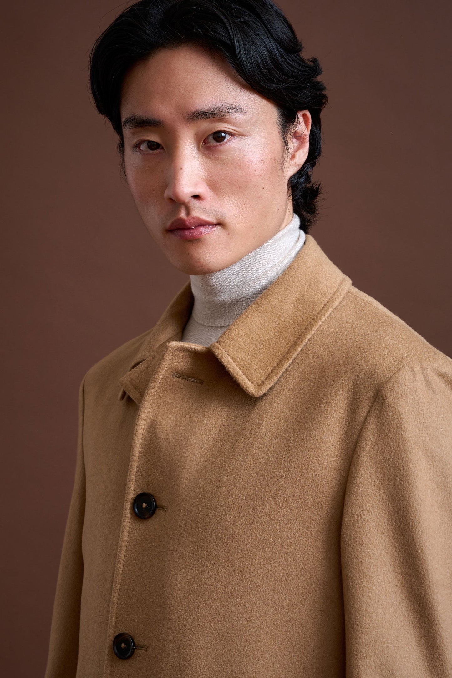 Vicuna Unlined soft Leeds Overcoat