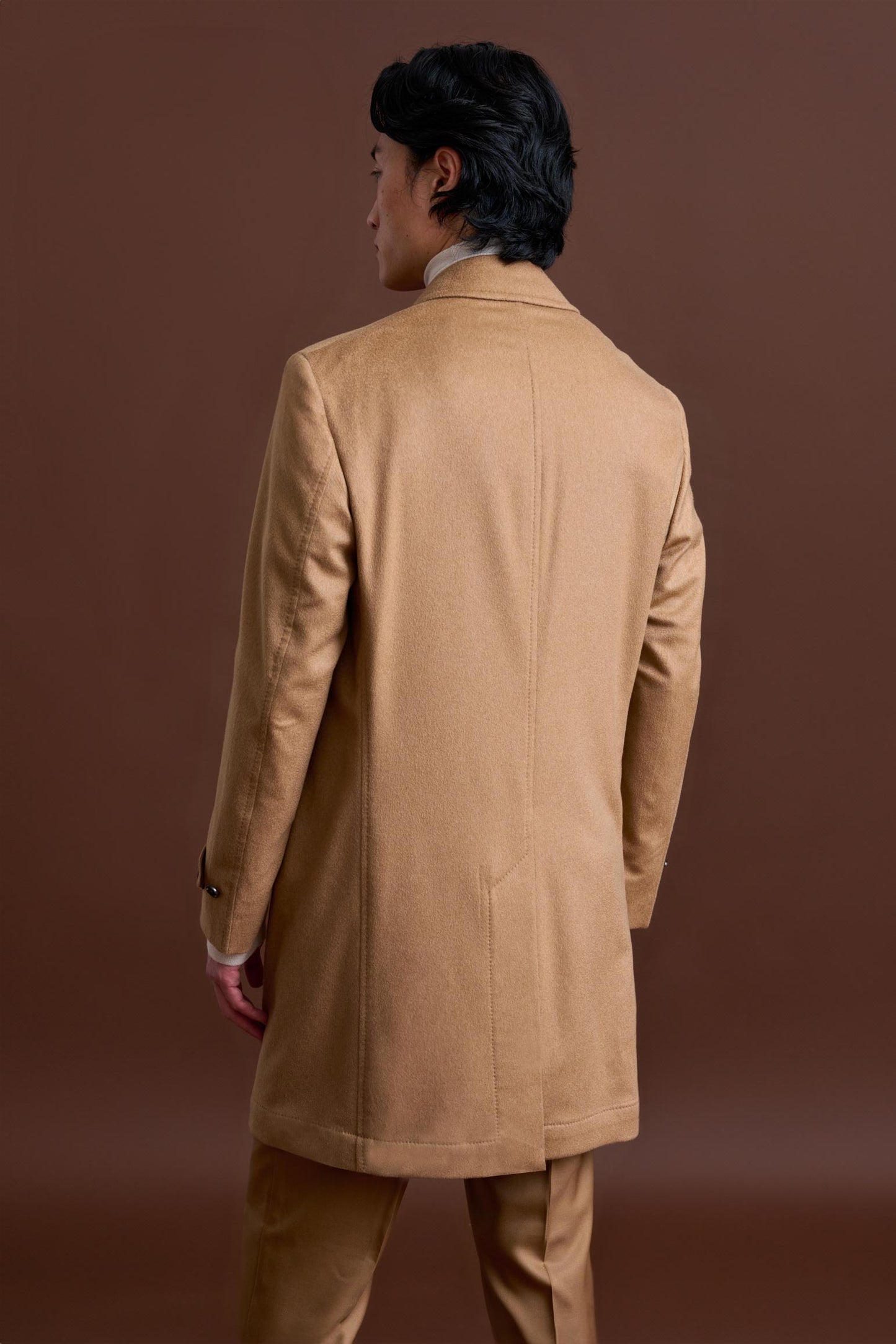 Vicuna Unlined soft Leeds Overcoat