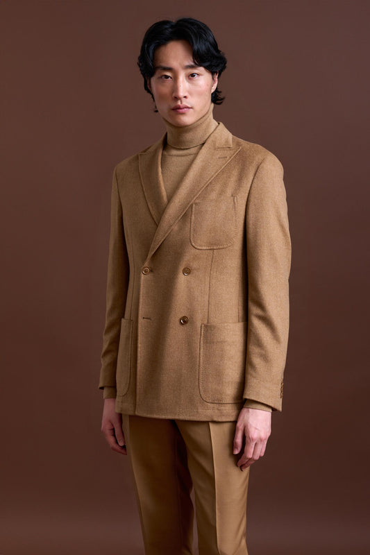 Brown Cashmere Kenton Jacket St Moritz