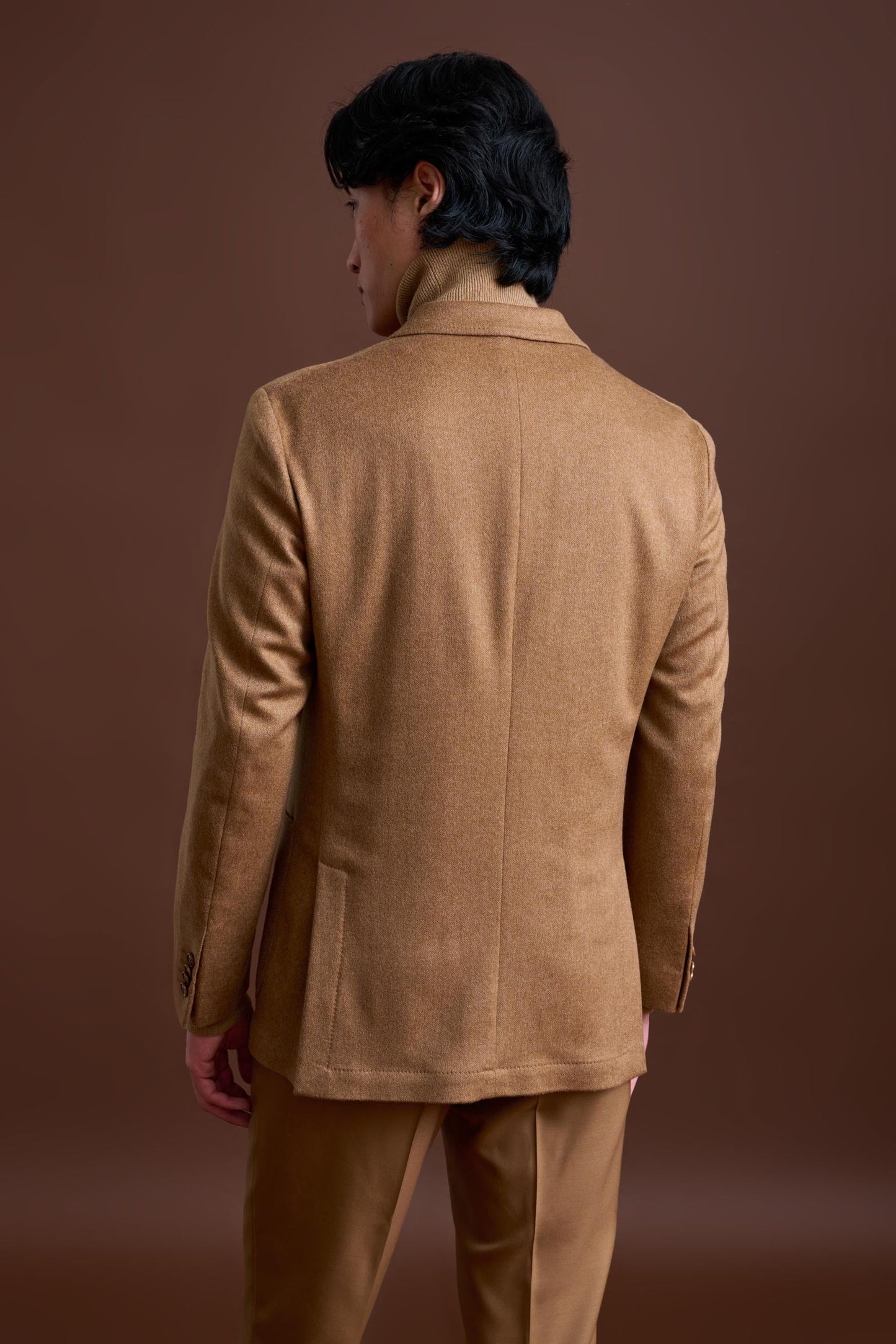 Brown Cashmere Kenton Jacket St Moritz