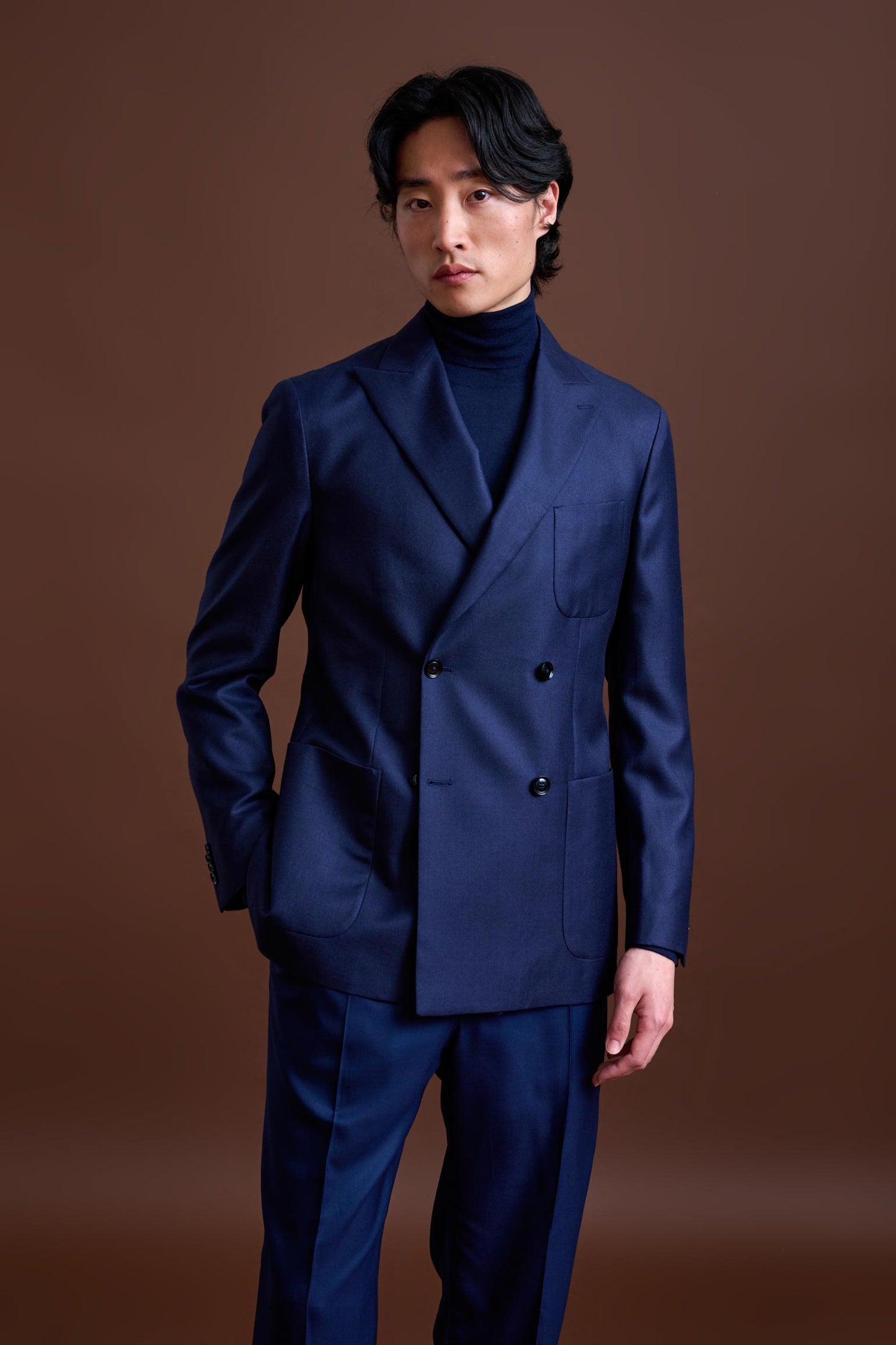 Blue Cashmere Kenton Jacket St Moritz