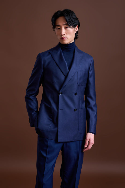 Blue Cashmere Kenton Jacket St Moritz