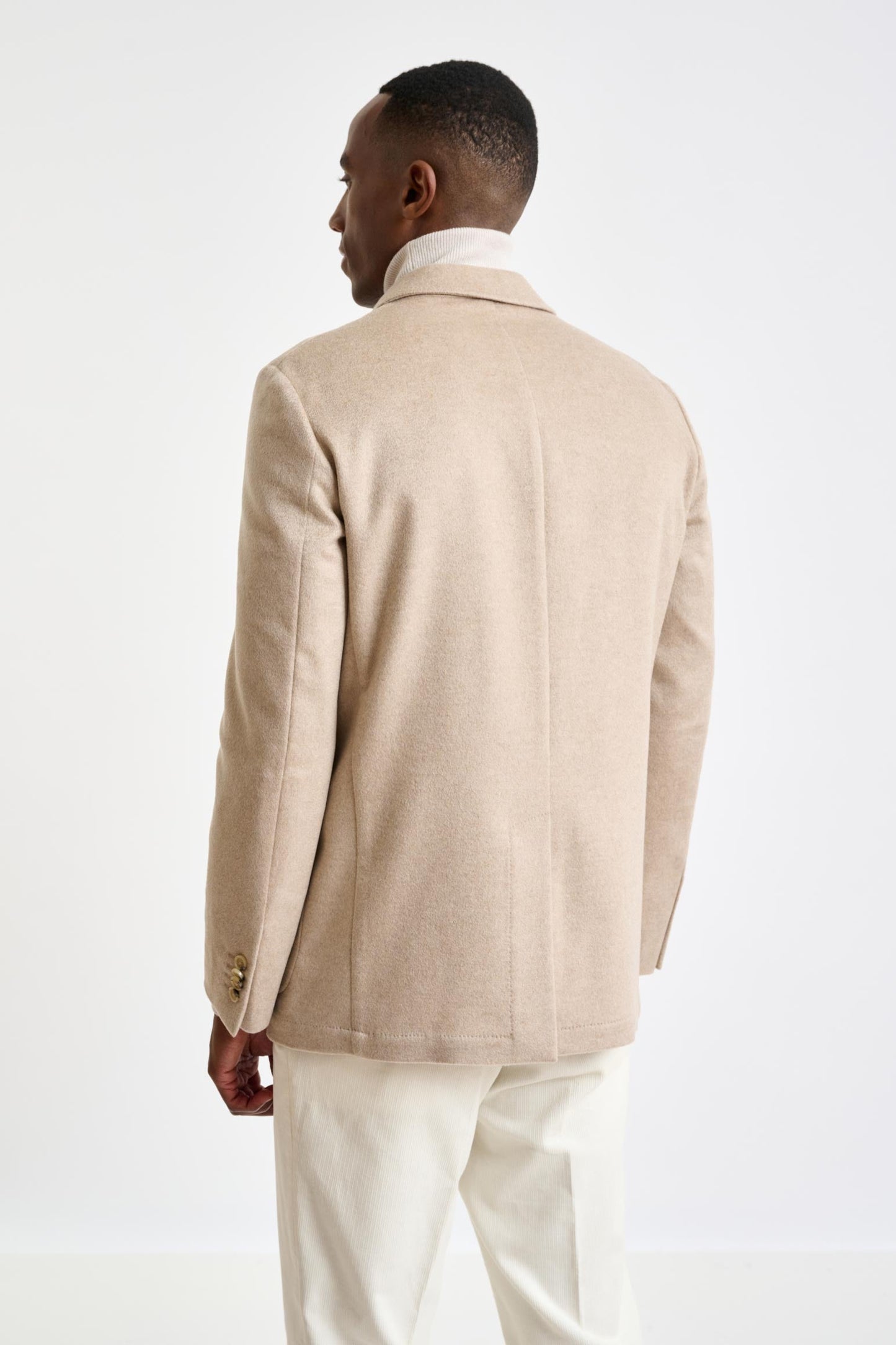 Brown Cashmere Chelsea Shirt Jacket Zeus