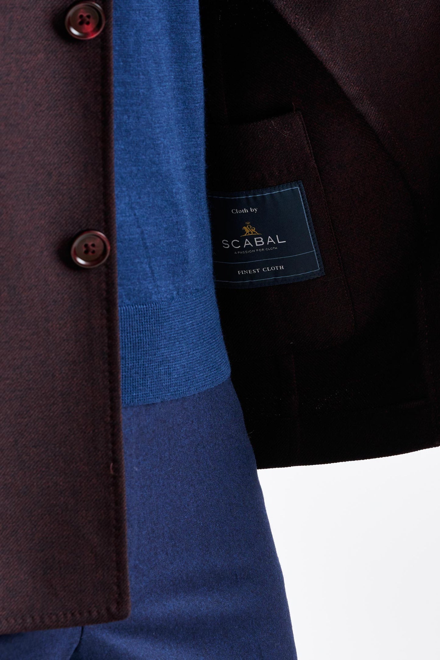 Dark Brown Wool Chelsea Shirt Jacket Harmony