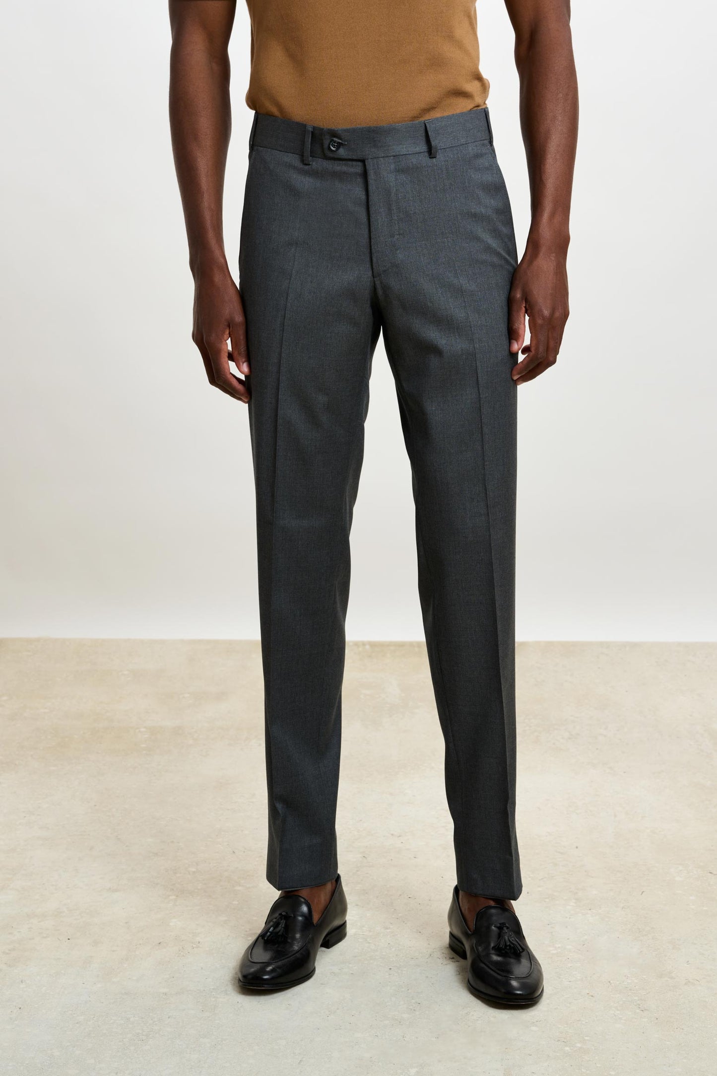 Farley Trouser New Deluxe Mid Gray Melange