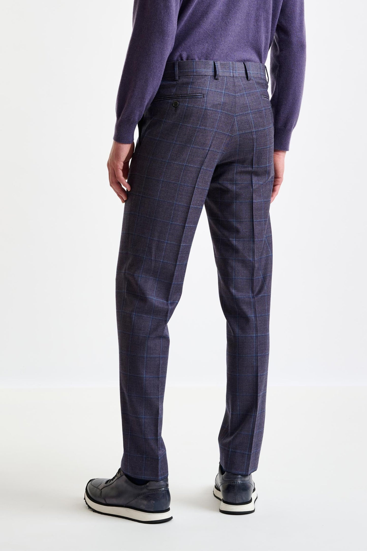 Light Purple Super 130's Wool Farley Trouser Hybrid