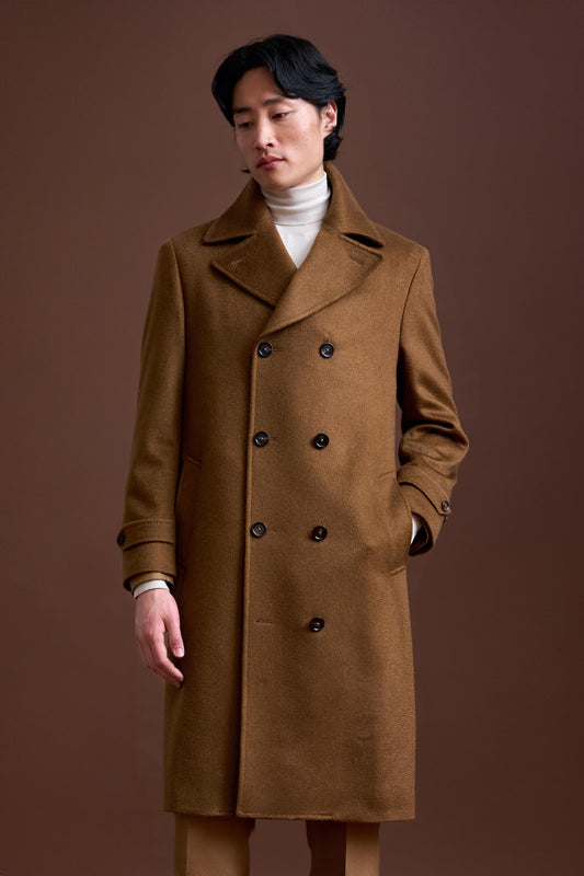 Brown Cashmere Sheffield Overcoat Zeus