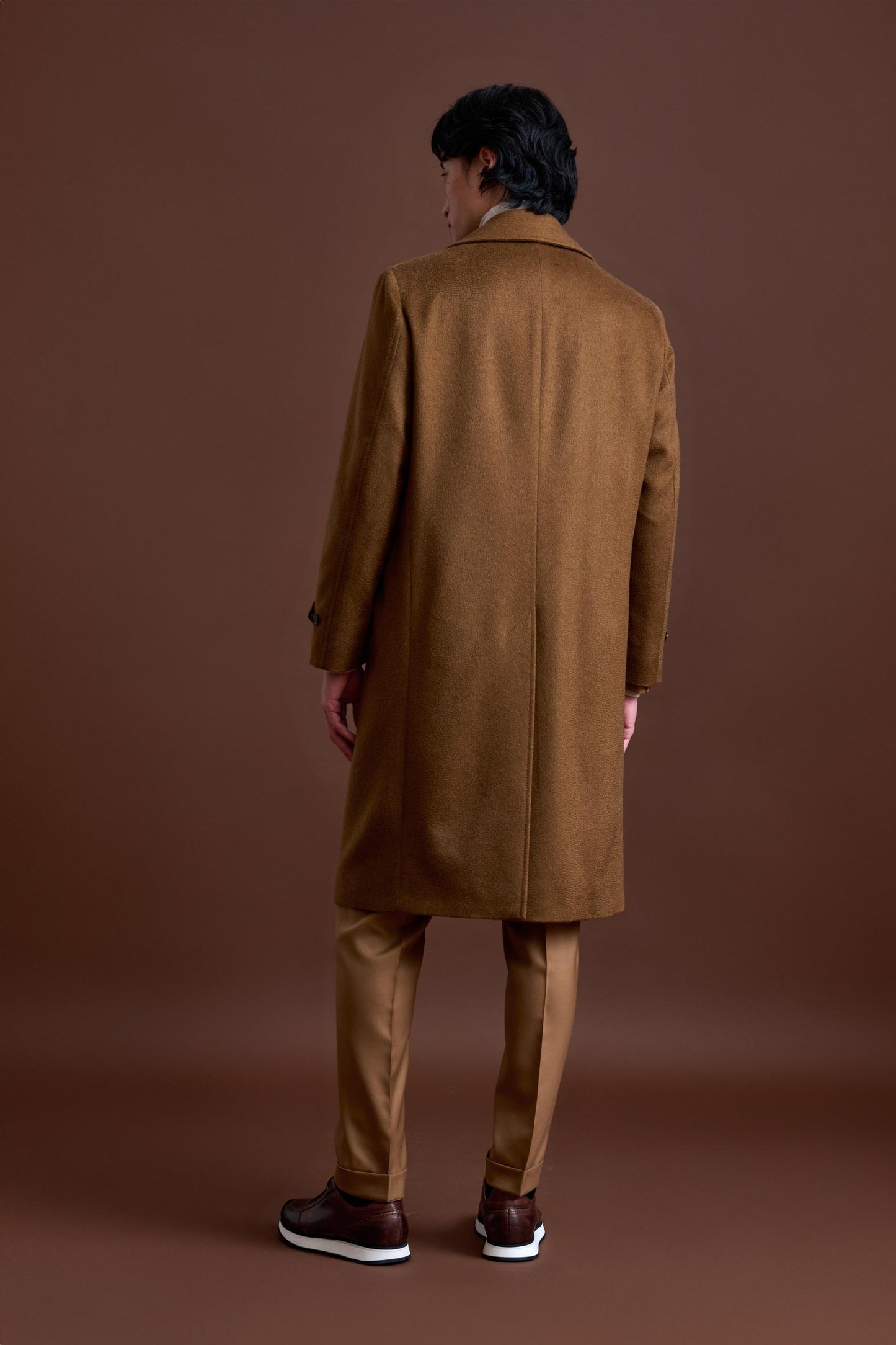 Brown Cashmere Sheffield Overcoat Zeus