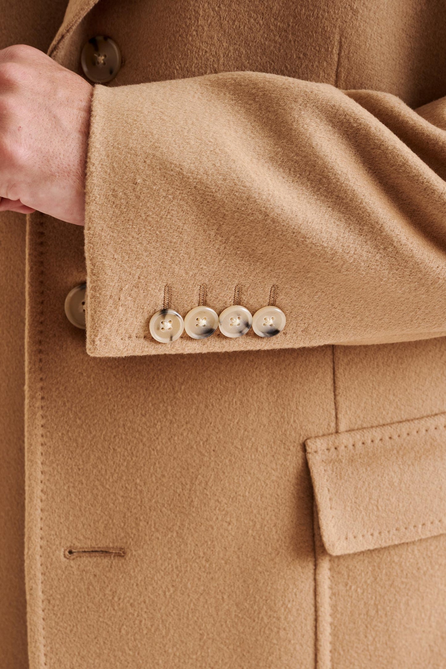 Camel Wool Lincoln Overcoat Zeus