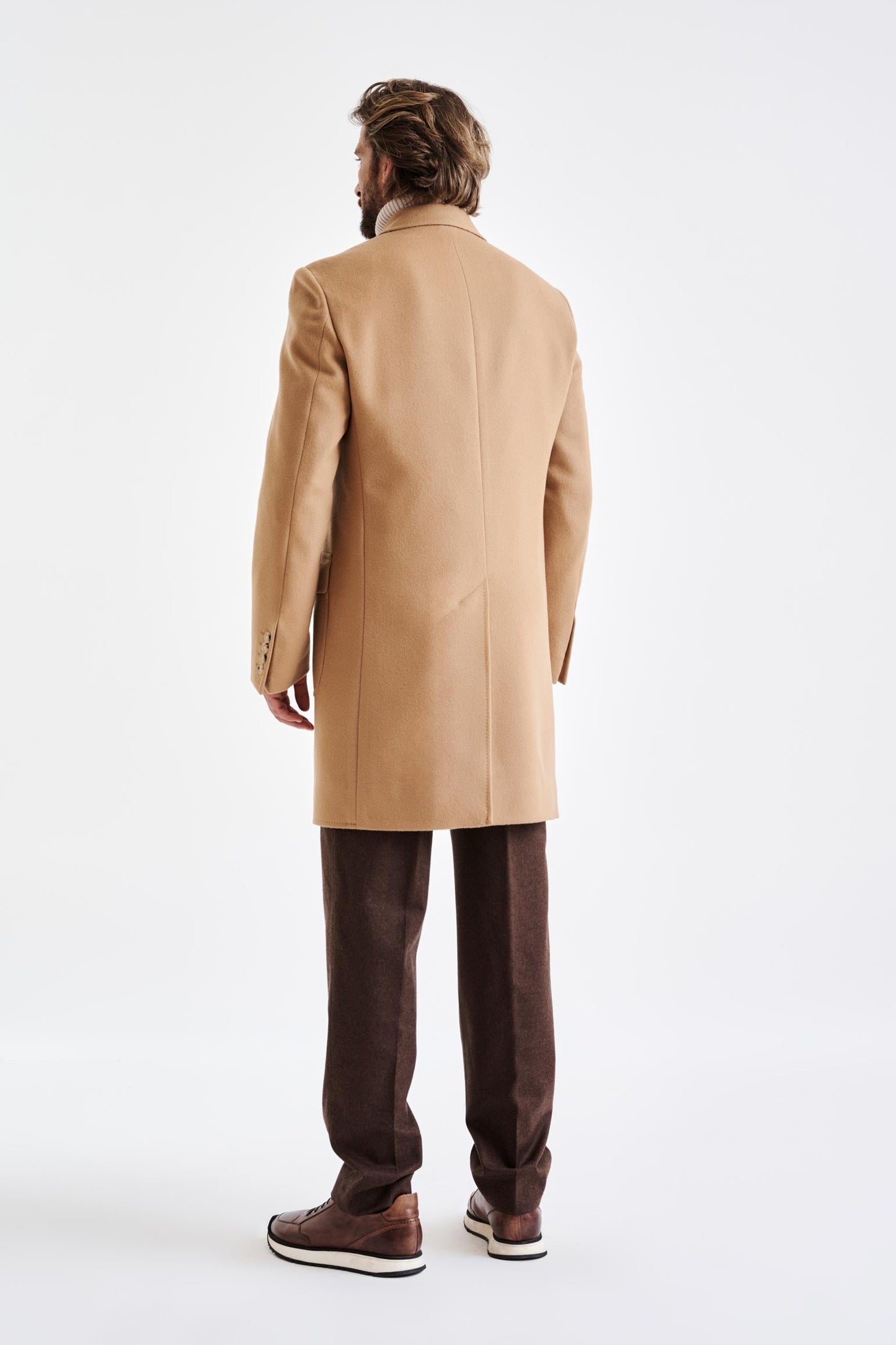 Camel Wool Lincoln Overcoat Zeus