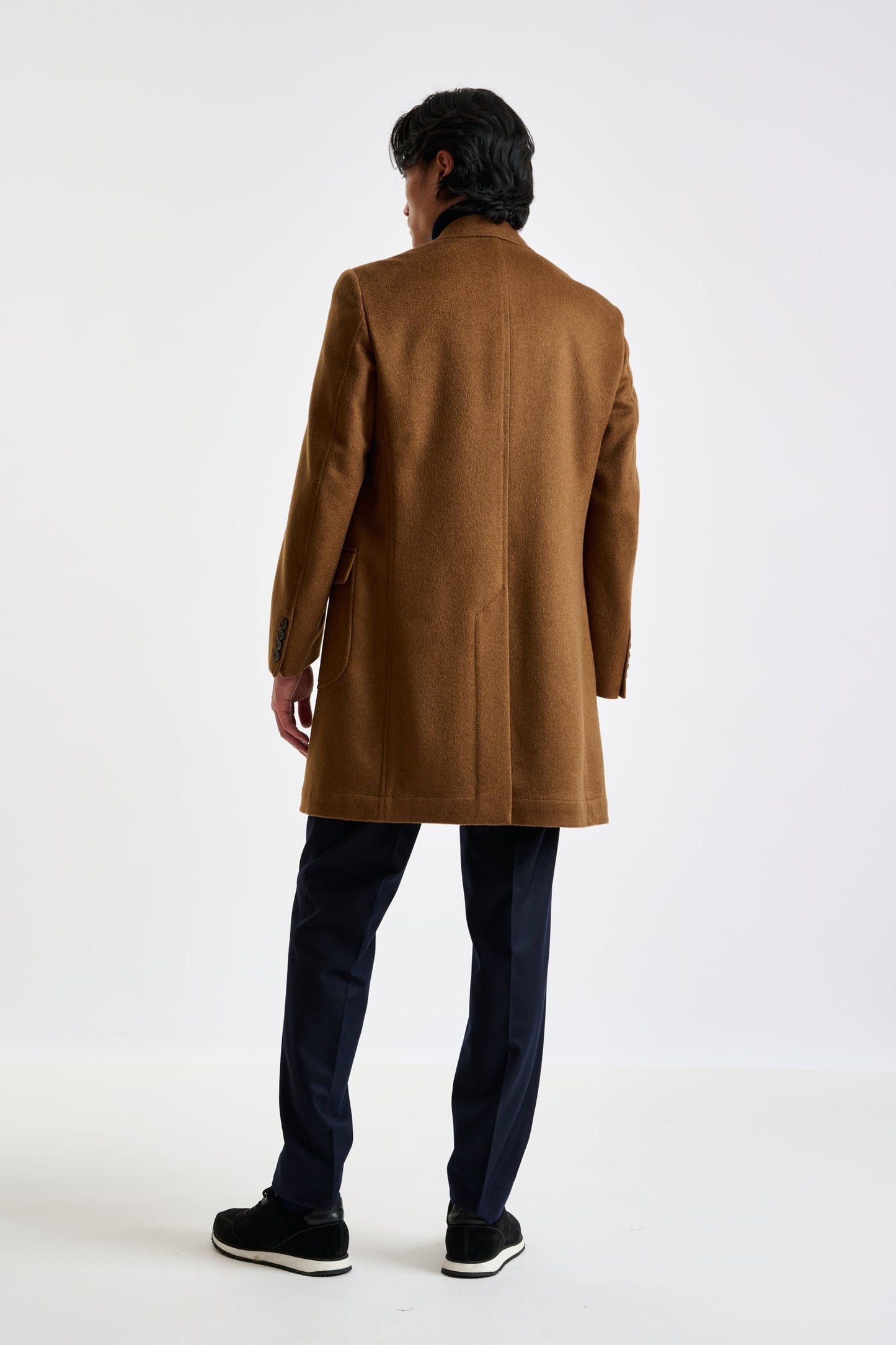 Brown Cashmere Lincoln Overcoat