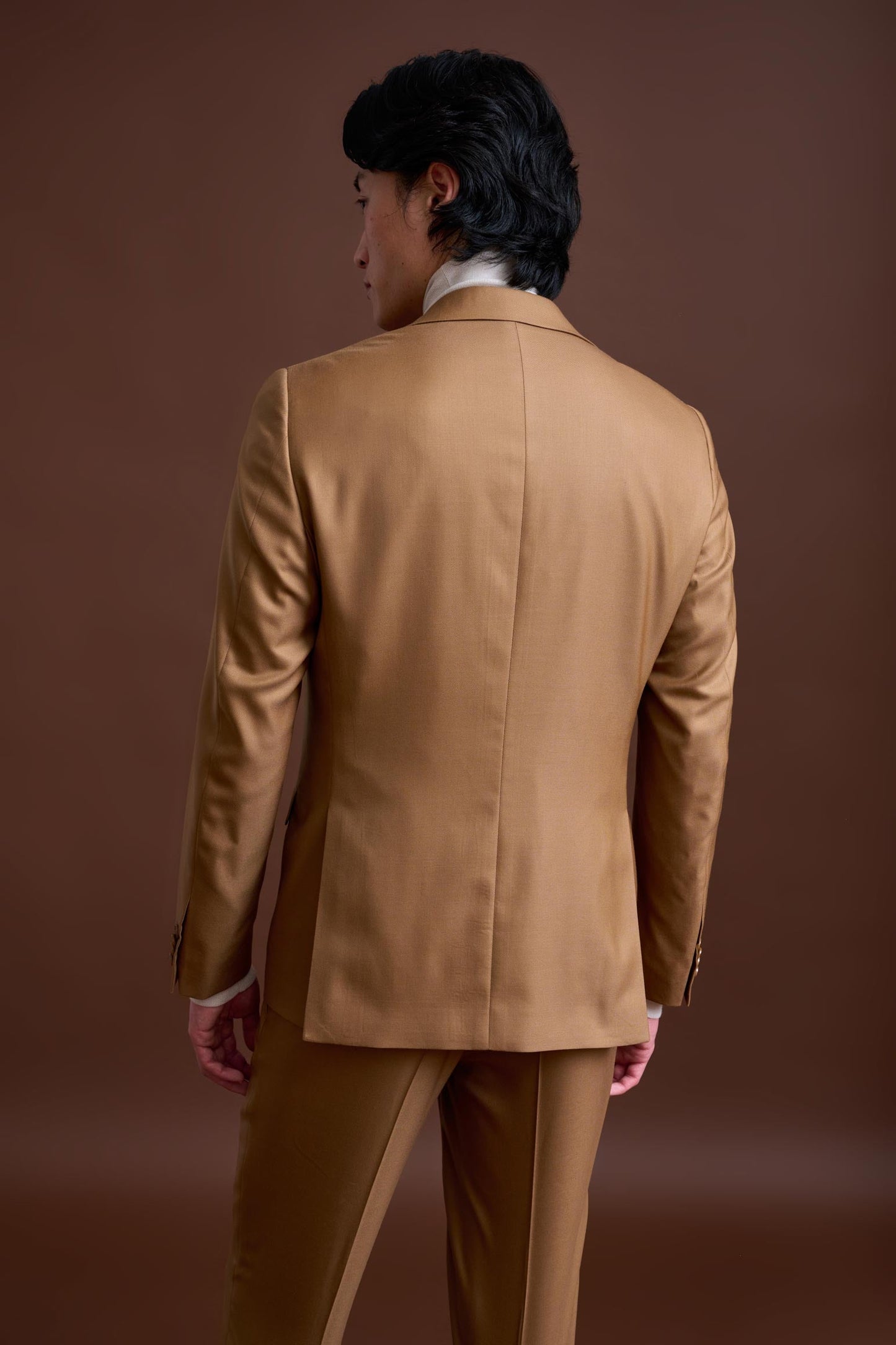 Brown Cashmere Soho Suit Golden Gate