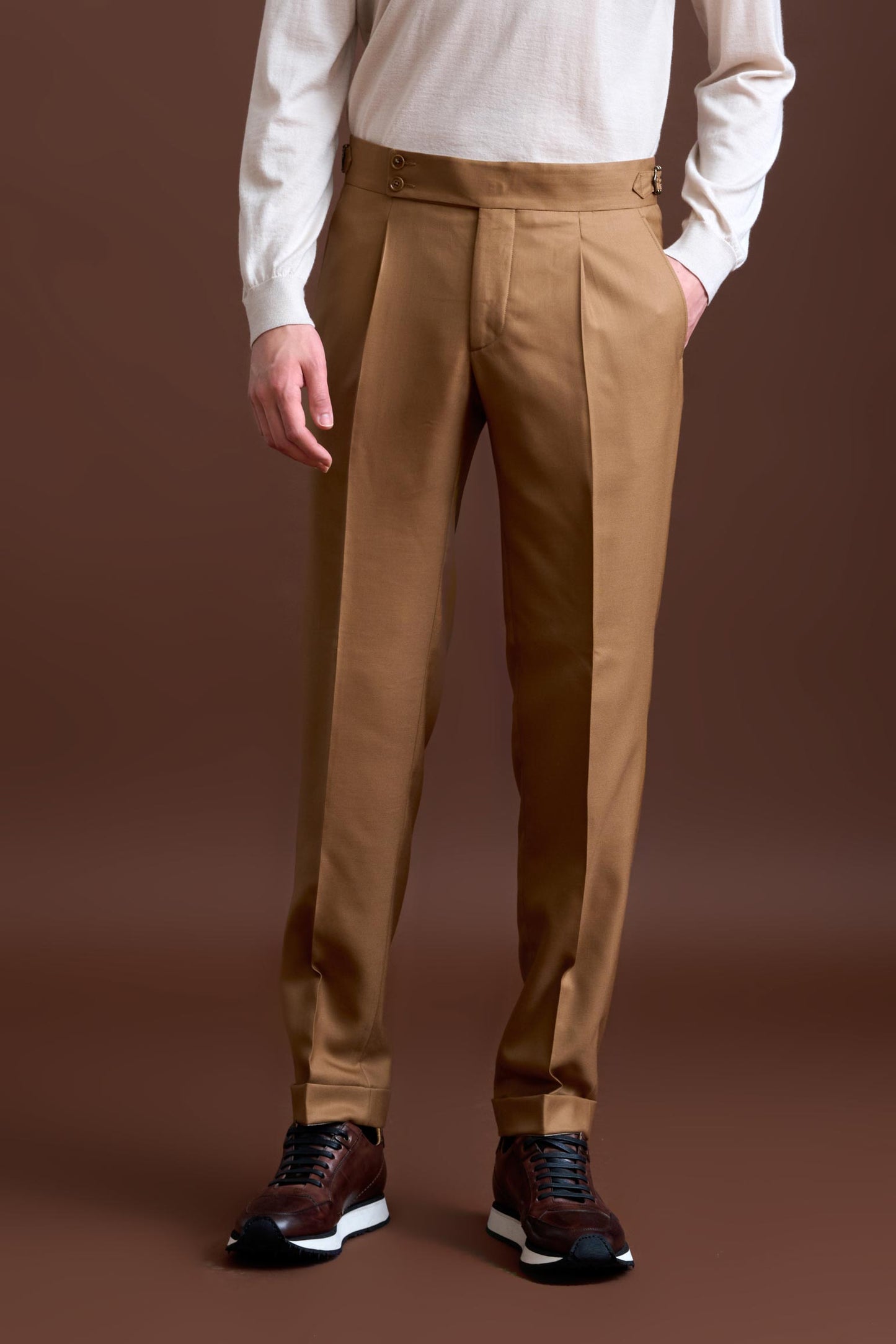 Brown Cashmere Soho Suit Golden Gate