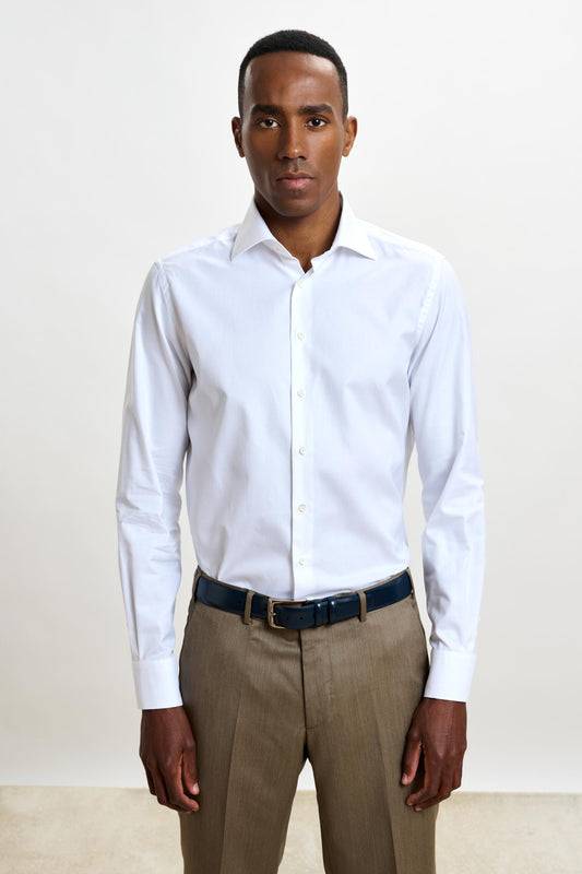 Formal Shirt Pique White