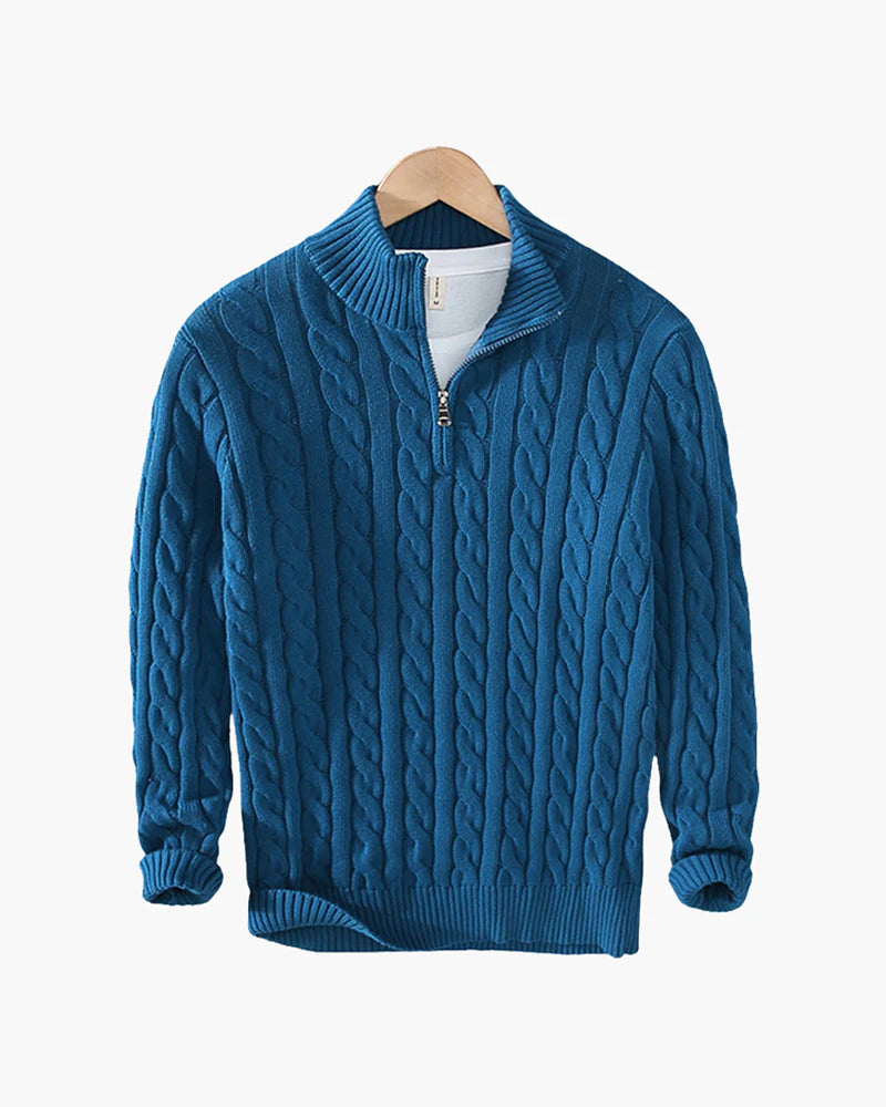 St. Moritz - HALF ZIP SWEATER