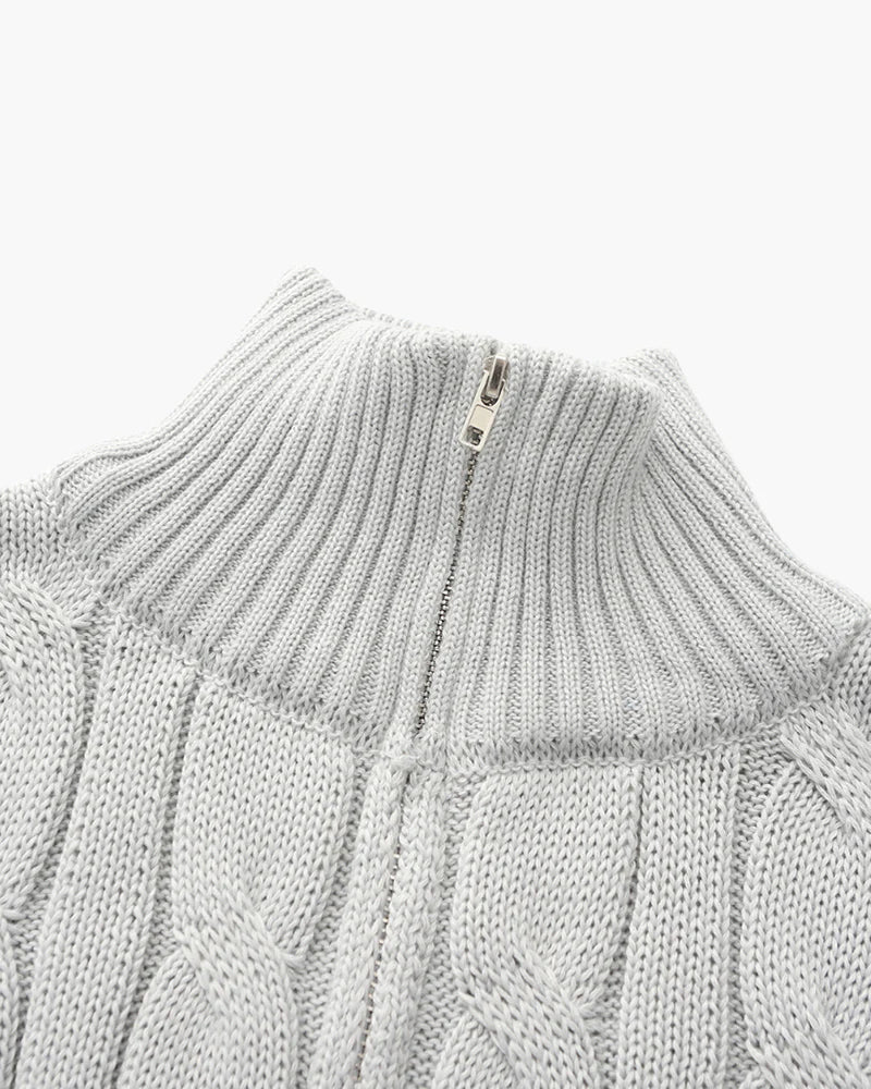 St. Moritz - HALF ZIP SWEATER