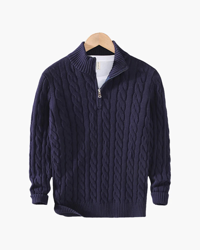 St. Moritz - HALF ZIP SWEATER