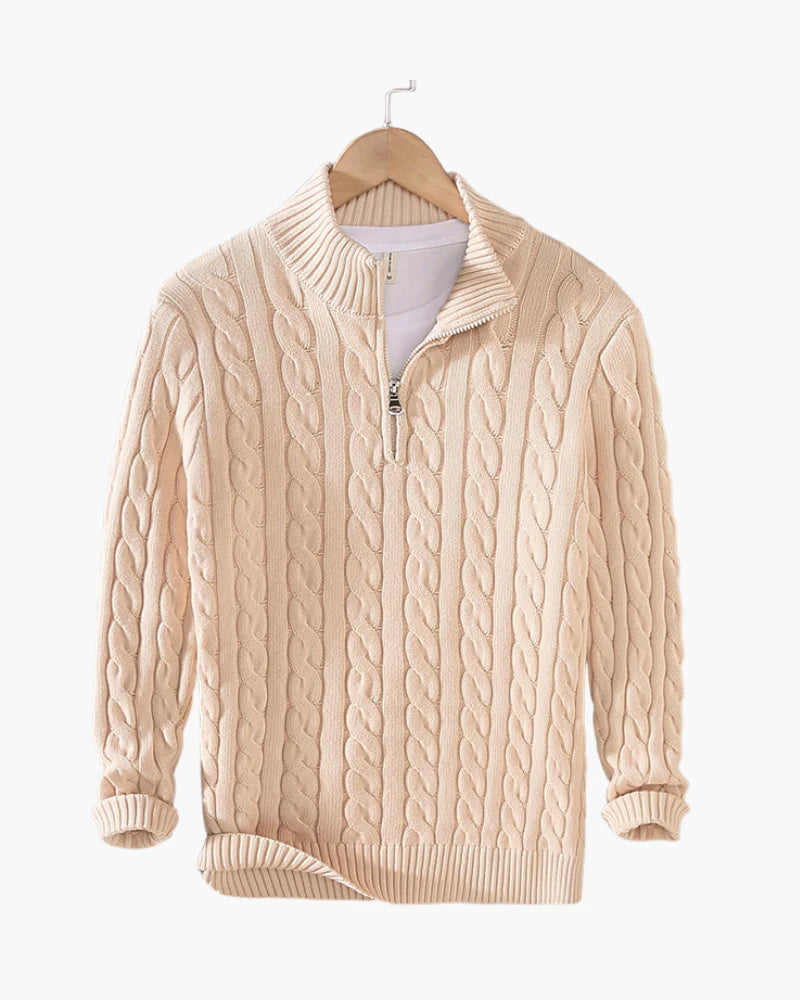 St. Moritz - HALF ZIP SWEATER