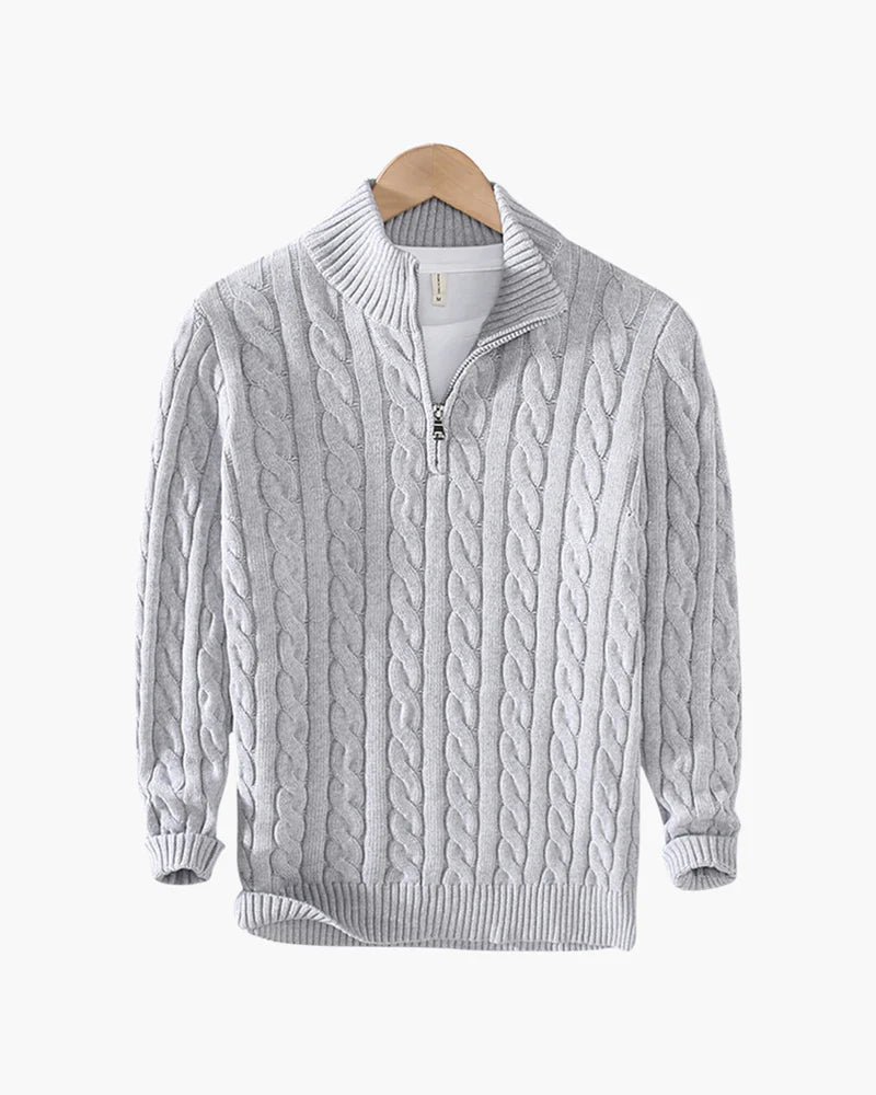 St. Moritz - HALF ZIP SWEATER