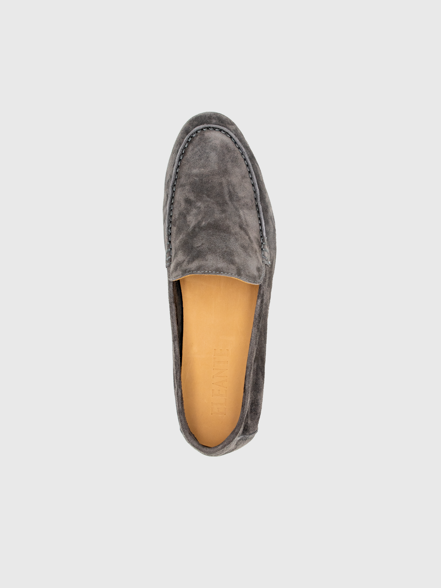 Marina Suede Loafers - Fog Gray