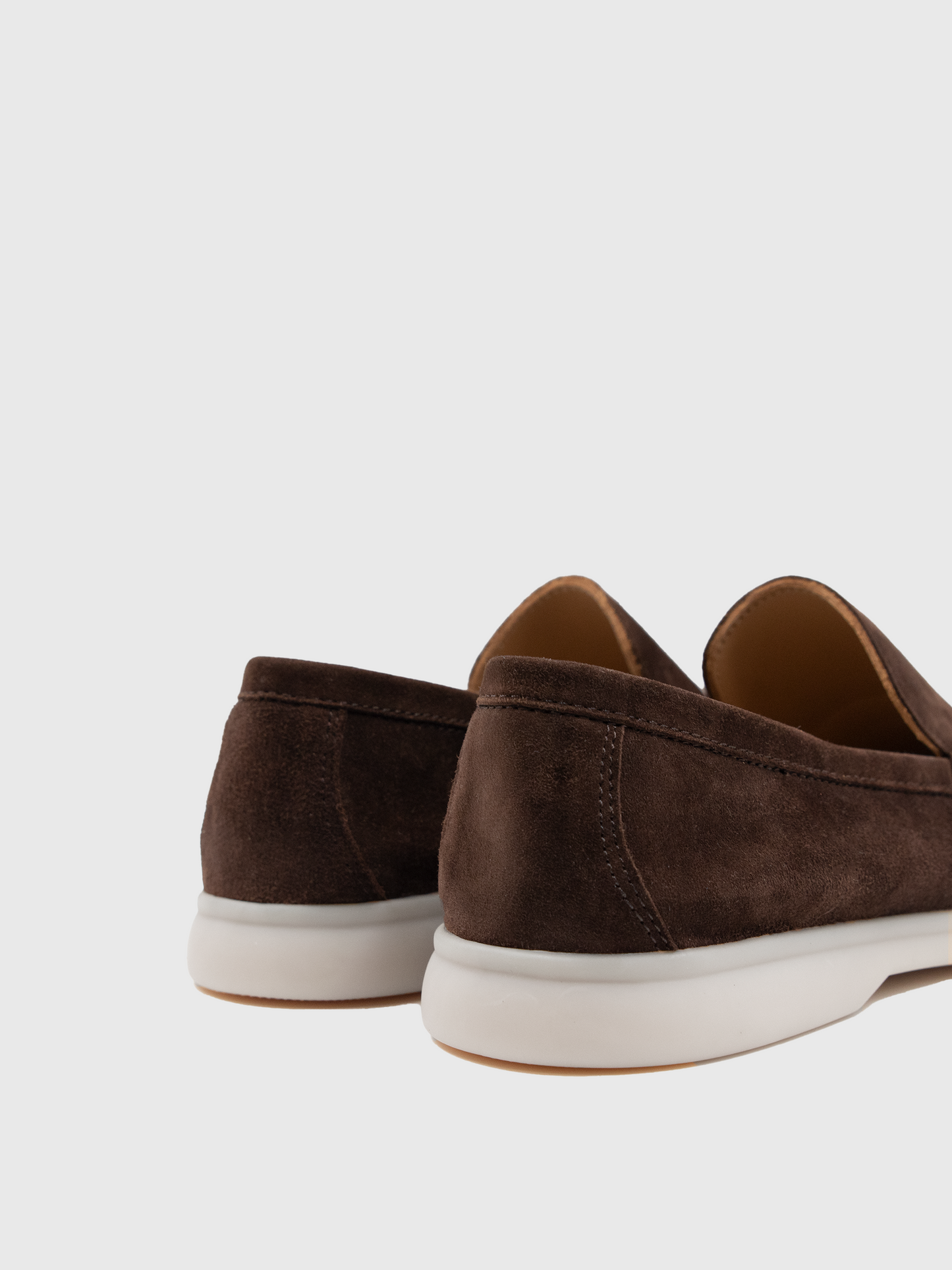 Marina Suede Loafers - Chocolate Brown